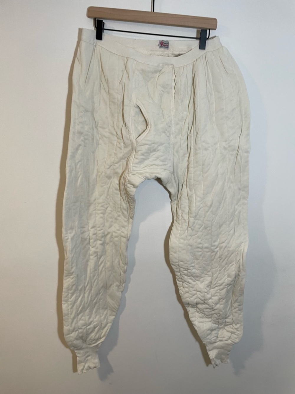 Vintage 1960-70's Penney’s Quilted Thermal Long Underwear XL 42-44 Puffer Pants
